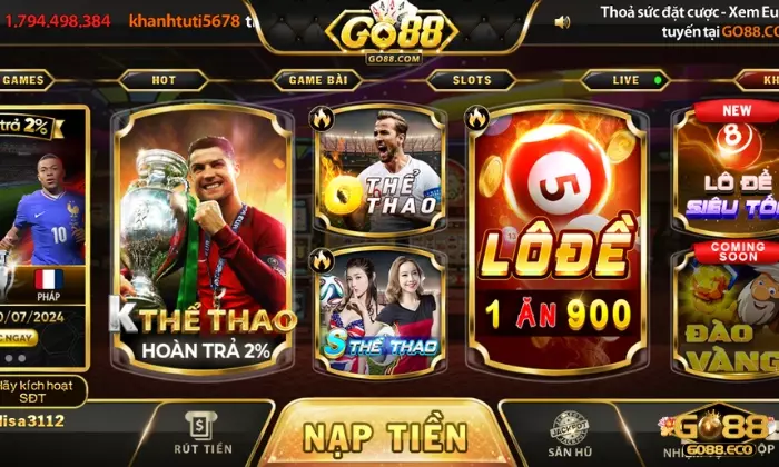 Gamebaidoithuong Go88