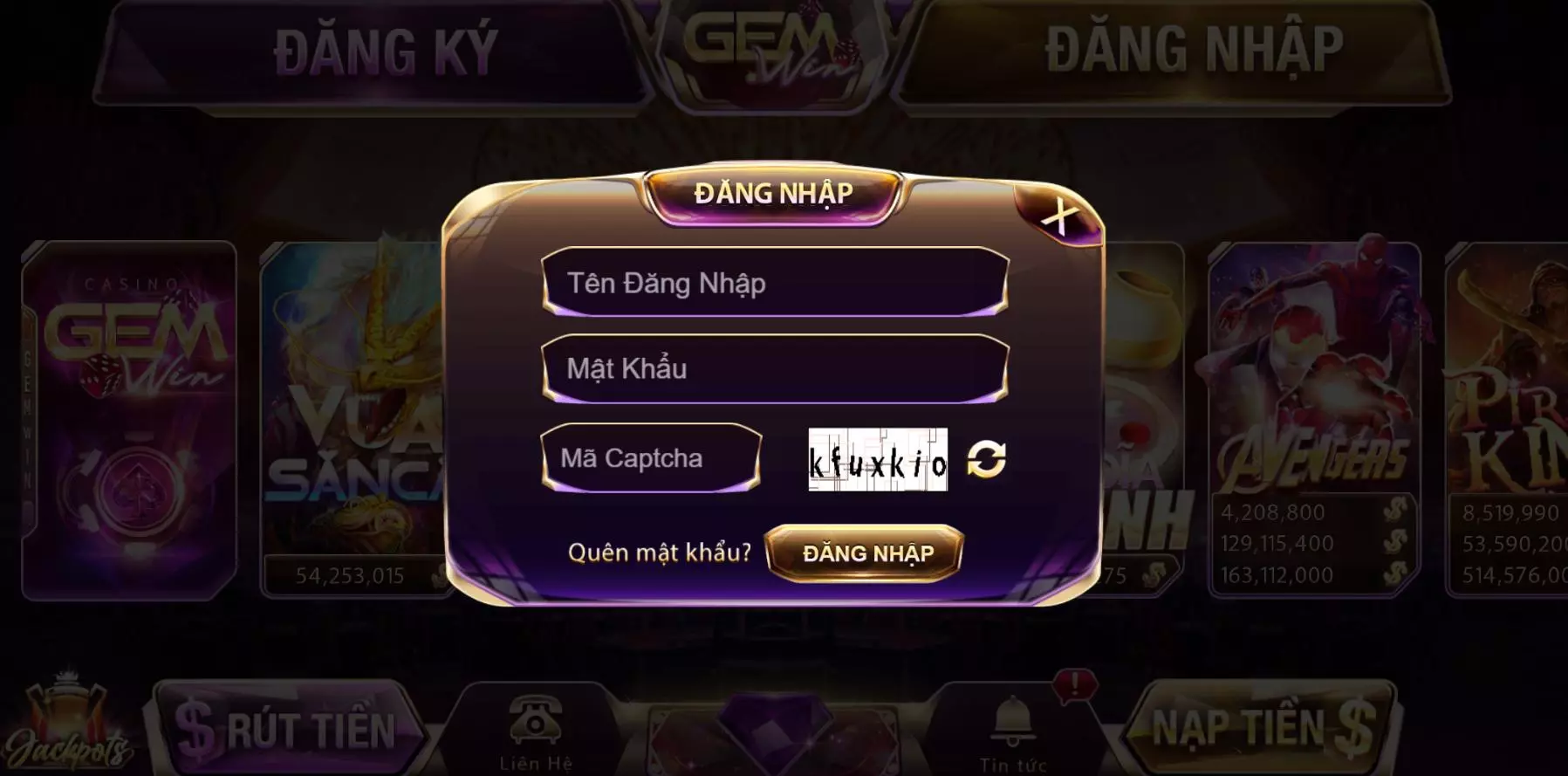Gemwin cổng game bài đổi thưởng hấp dẫn
