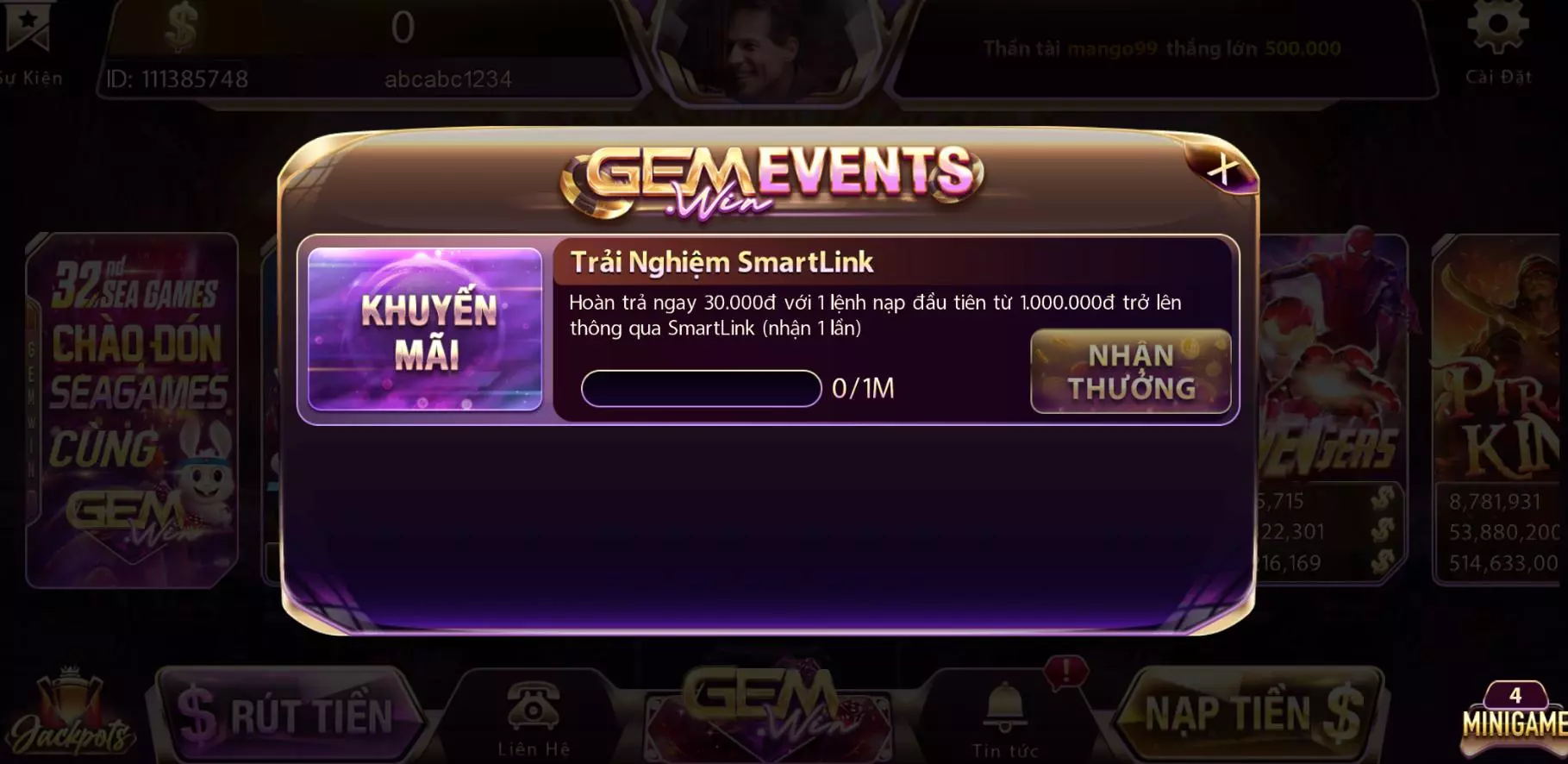 Gemwin cổng game bài đổi thưởng hấp dẫn